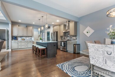 Coffee or wine bar in kitchen