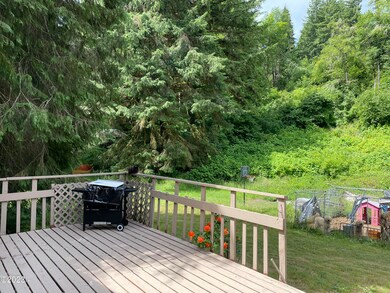 front deck and yard