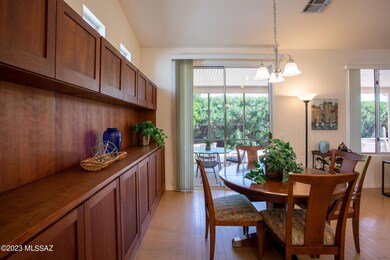 Dining Area with Built-In Cabinetry