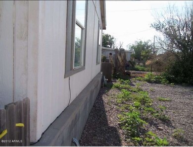 North, front side of property
