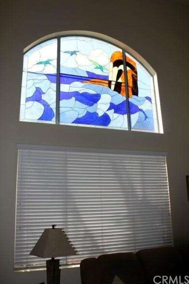 Beautiful Stainglass Window in Formal Living Room
