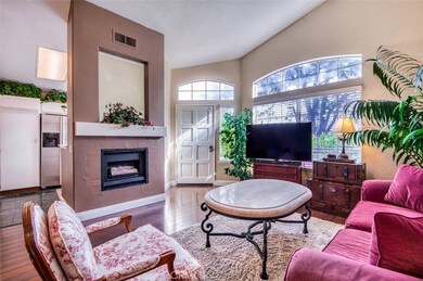 Living Room with Fireplace