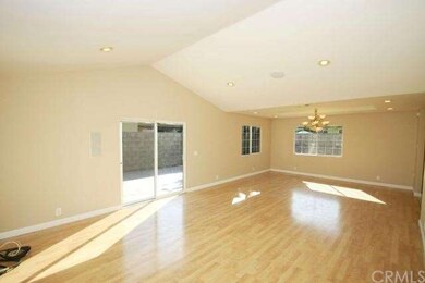 Cathedral style living room