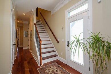 Stairs to living area