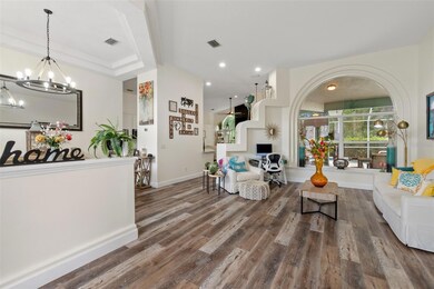LVP Flooring into Formal Living Room