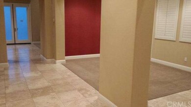 wide entry walk way with Travertine