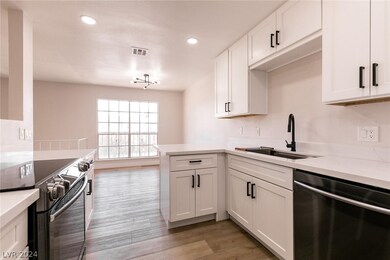 View from kitchen to dining room