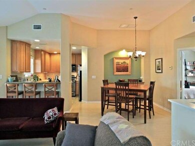 View from living room toward kitchen and dining ro