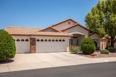 Front of Home with 3-Car Garage