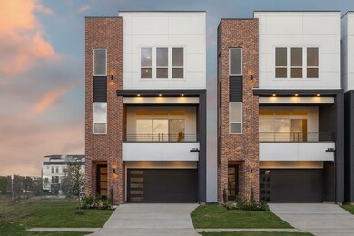 1106 Palmer Features a Private Driveway and a roof terrace on the rear facing downtown