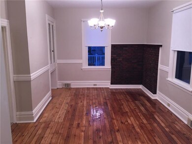 Dining Room features pine hardwood floors, origina