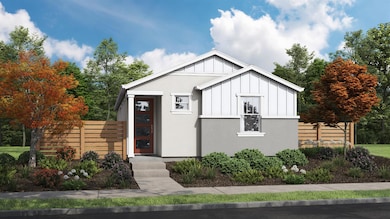 Rendering is representative of the elevation for 6441 Ventris Walk.