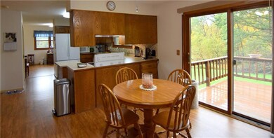 Dining area with access onto the back deck