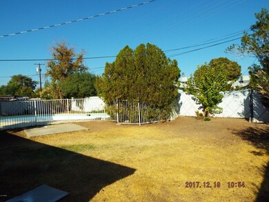 Large rear yard