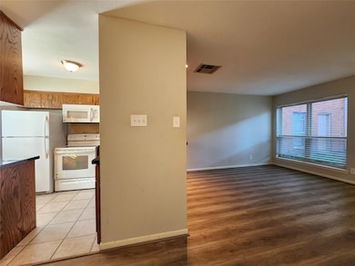 A modern vibe with the warmth of hardwood flooring
