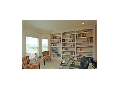 Custom Built-Ins, Bay Window in 1st Fl office/den/