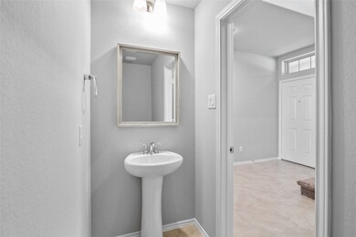 Downstairs half bath
