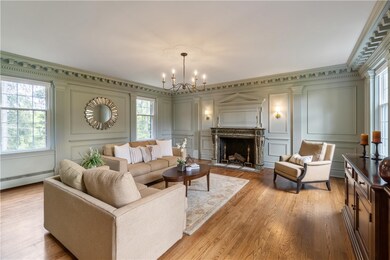 The custom wood work and trim work throughout the