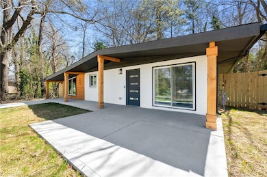 View of front of property featuring brick siding, 