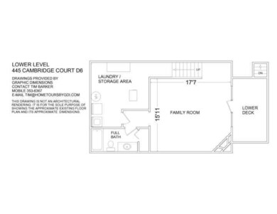 4- Floor plan to lower level
