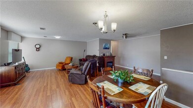 Enjoy the spacious living area off of the dining a
