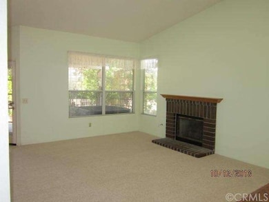 living room with fireplace