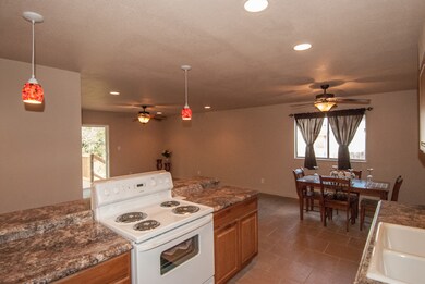 Kitchen to dining area