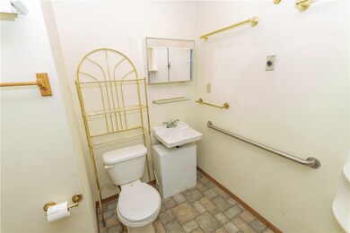 Bathroom front entry