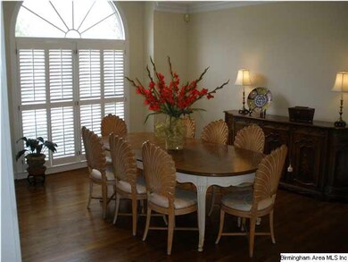 Dining room is open to the living room.
