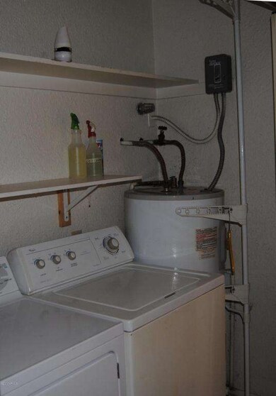 Inside full washer and dryer