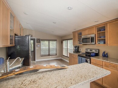 kitchen with granite counters