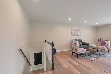 Sitting room with an upstairs landing, new LVP flo