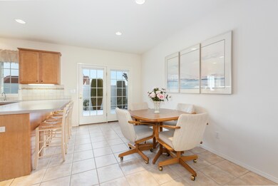 Dining with Fench Doors to Back Patio