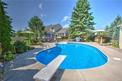 Picture perfect in ground pool with privacy & lots