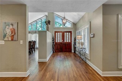 Foyer with Double Entry Doors