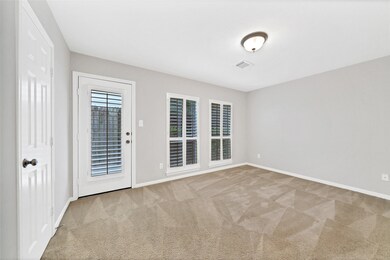1st floor bedroom with direct access to outdoor pa