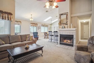 Living Room with Fireplace