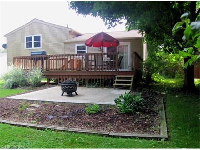 rear deck and patio - great for a summer evening (and well into fall!)