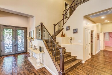 Wrought-iron/Wood Staircase
