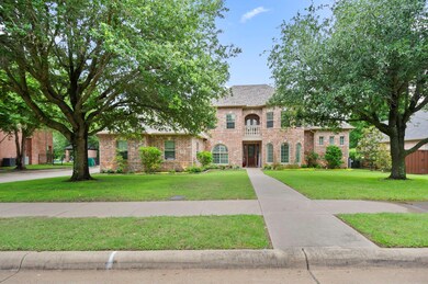 View of front of house with a front lawn