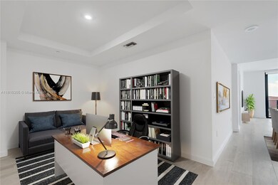 Den (virtually staged)