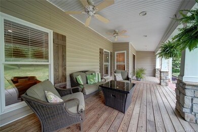 Another view of the covered porch