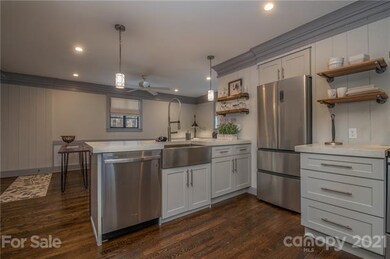Kitchen/dining area opens to the living room.  New