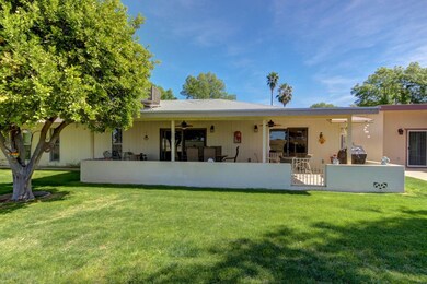 VIEW OF THE BACK PATIO