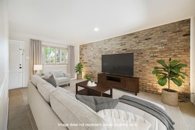 Virtually Staged - illustrating the wonderful space and versatile neutral finishes that await your own stylish furniture and accessories.