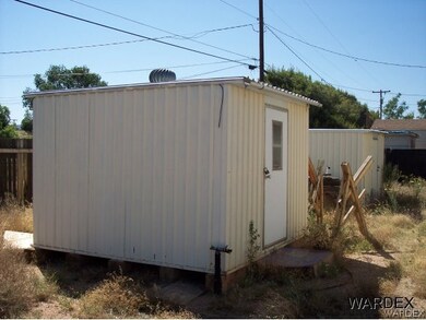 two large sheds