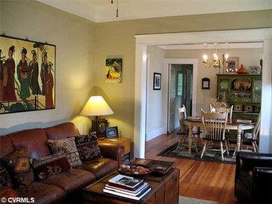 Living Room - Warm living room with fireplace look