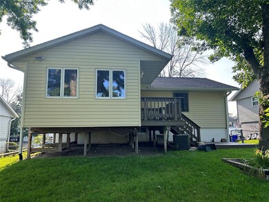 View of back of house. Store your kayak/canoe unde