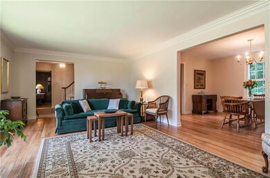 Living and dining rooms.