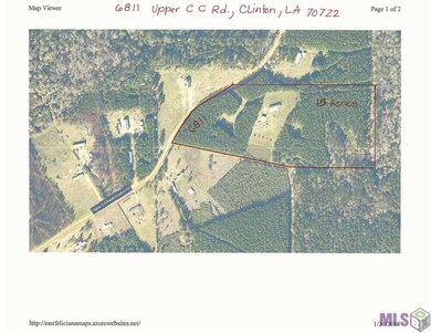 15 acres with hardwoods and pines. Cleared lanes t